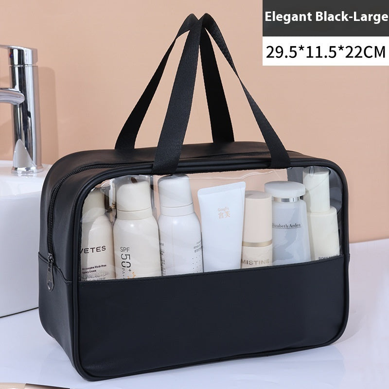 Large Capacity Cosmetic Bag Women's Transparent