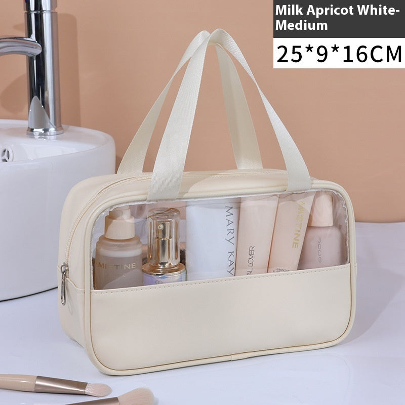 Large Capacity Cosmetic Bag Women's Transparent